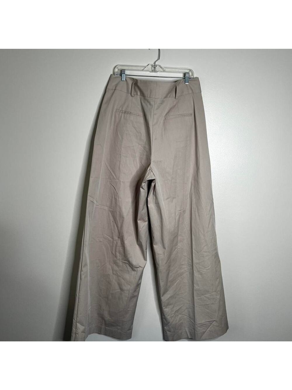 Tan wide leg pants